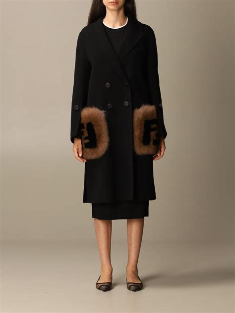 fendi coat 2018|Fendi fur jacket women's.